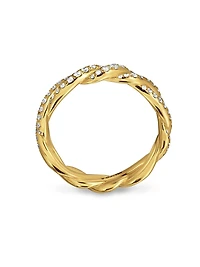 Wisteria Band Ring 18K Yellow Gold