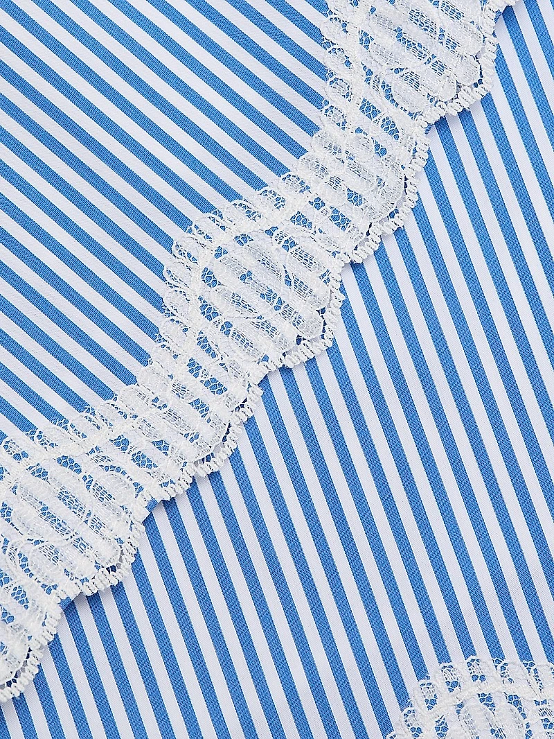 Lilya Halterneck Cotton Minidress