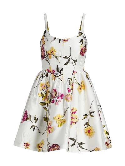 Mabel Floral Fit & Flare Minidress