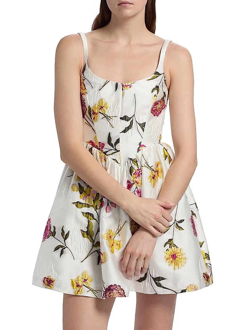 Mabel Floral Fit & Flare Minidress