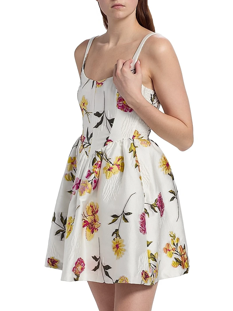 Mabel Floral Fit & Flare Minidress