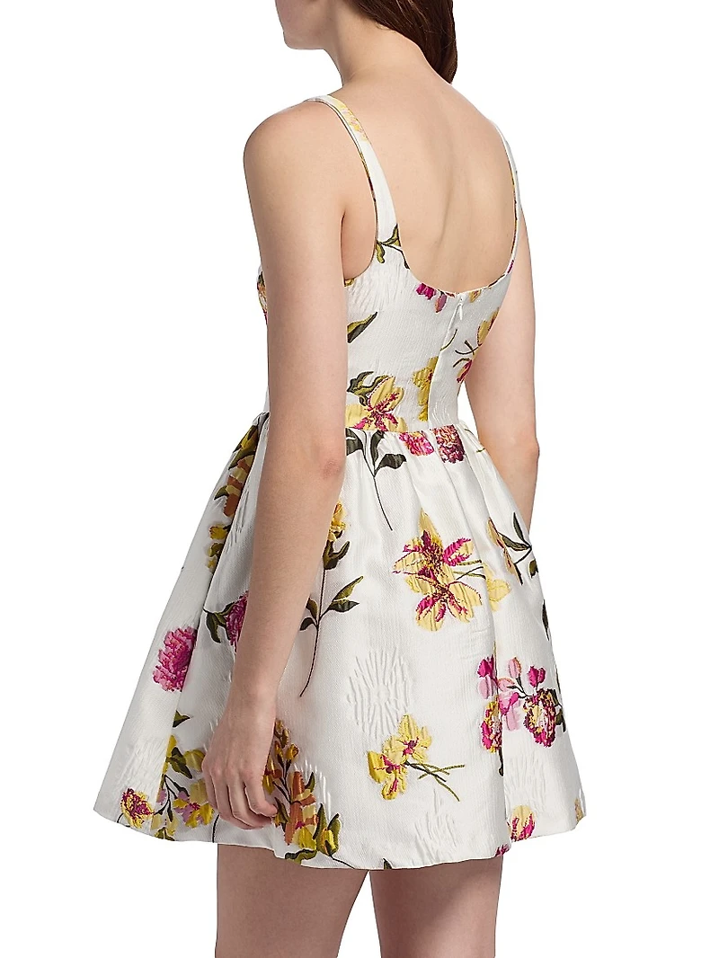 Mabel Floral Fit & Flare Minidress