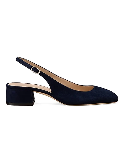 Maeve Suede 35MM Slingback Pumps