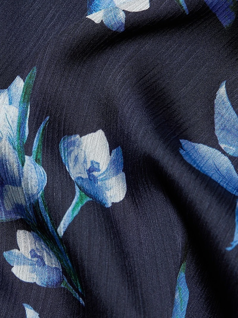 Chelsea Floral One-Shoulder Gown