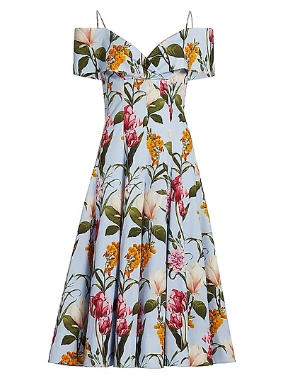 Minnie Floral Midi-Dress