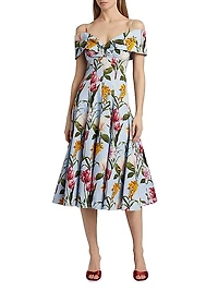 Minnie Floral Midi-Dress