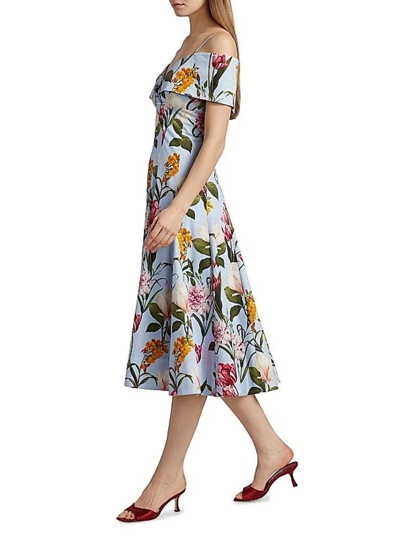 Minnie Floral Midi-Dress