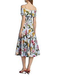 Minnie Floral Midi-Dress