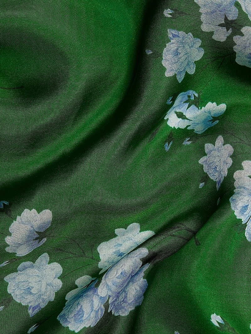 Kennedy Floral Off-The Shoulder Gown