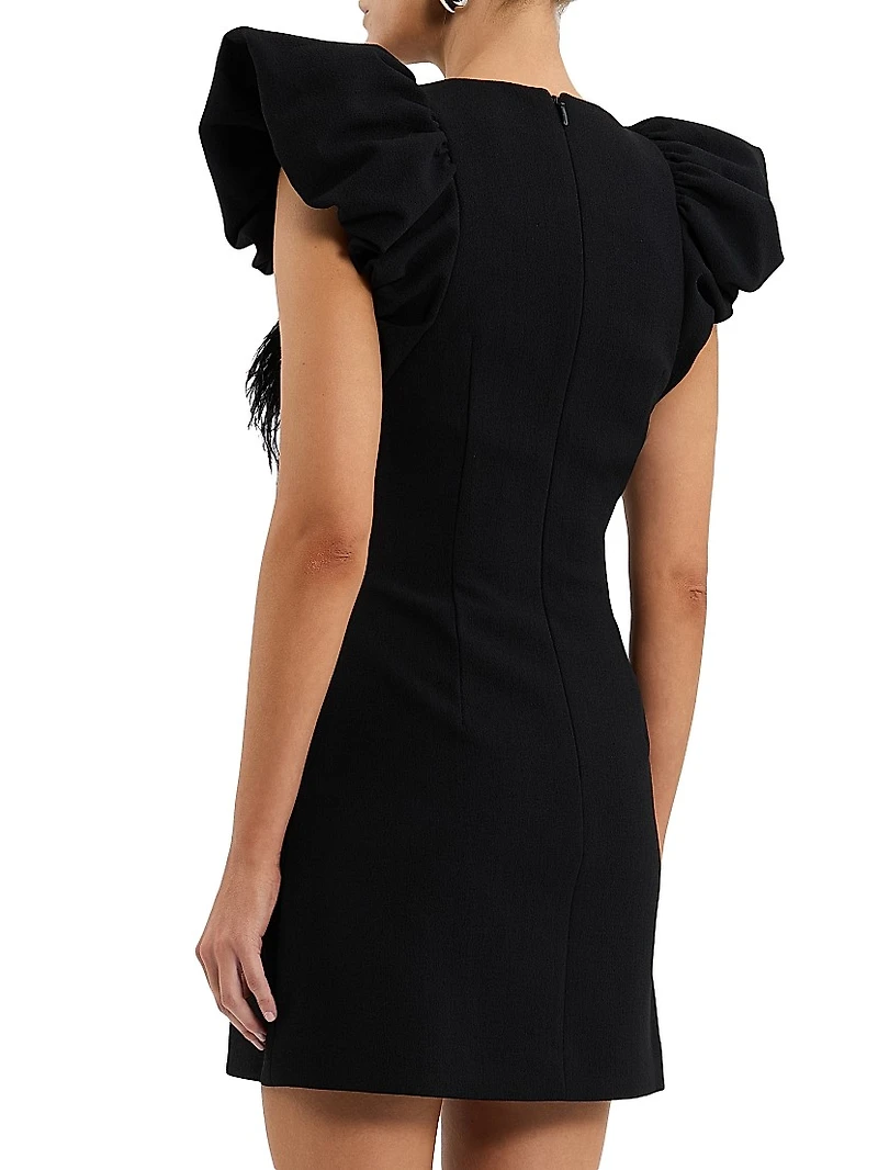 Starlight Embellished Cap-Sleeve Minidress