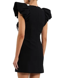 Starlight Embellished Cap-Sleeve Minidress