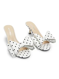 Le Cadeau 65MM Polka-Dot Mules