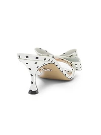 Le Cadeau 65MM Polka-Dot Mules