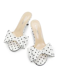 Le Cadeau 65MM Polka-Dot Mules