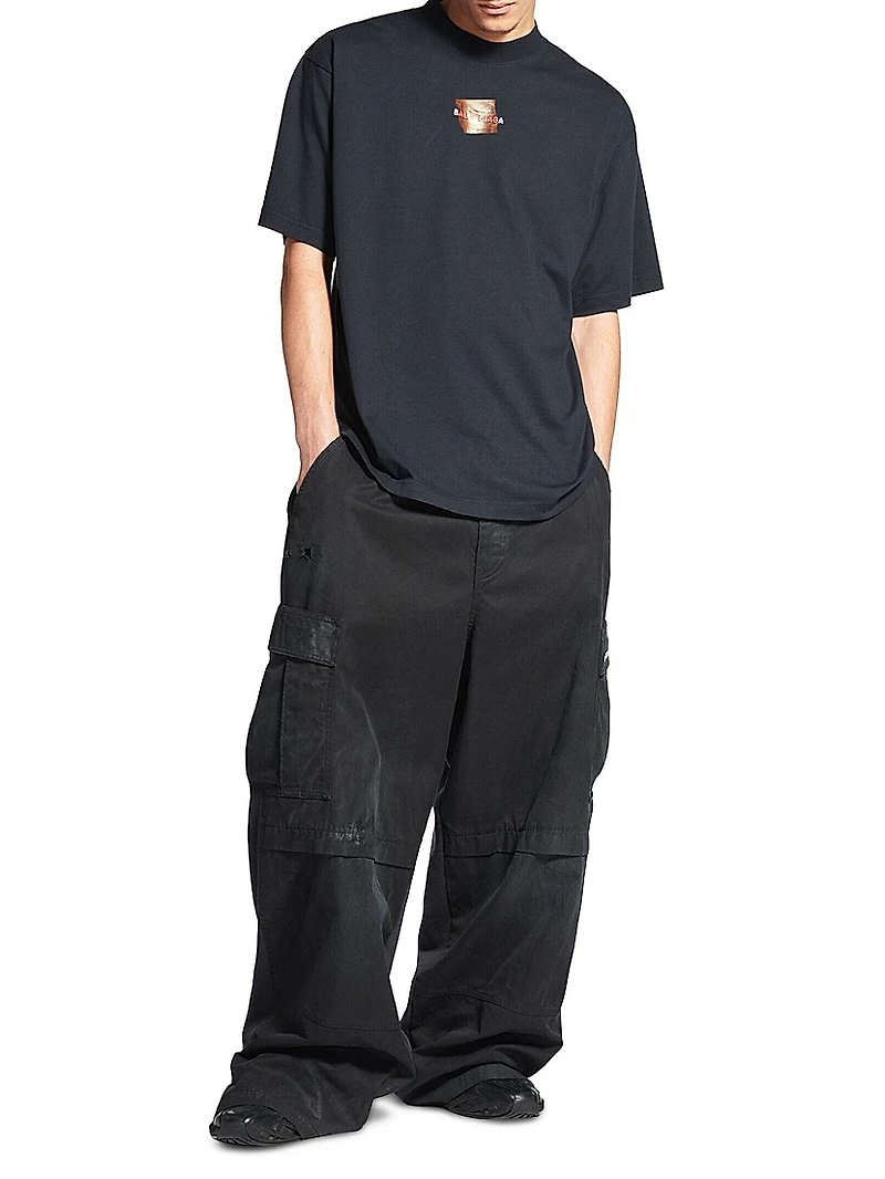 Taped Logo Back T-Shirt Medium Fit