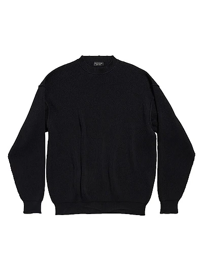 Stretched Crewneck Sweater