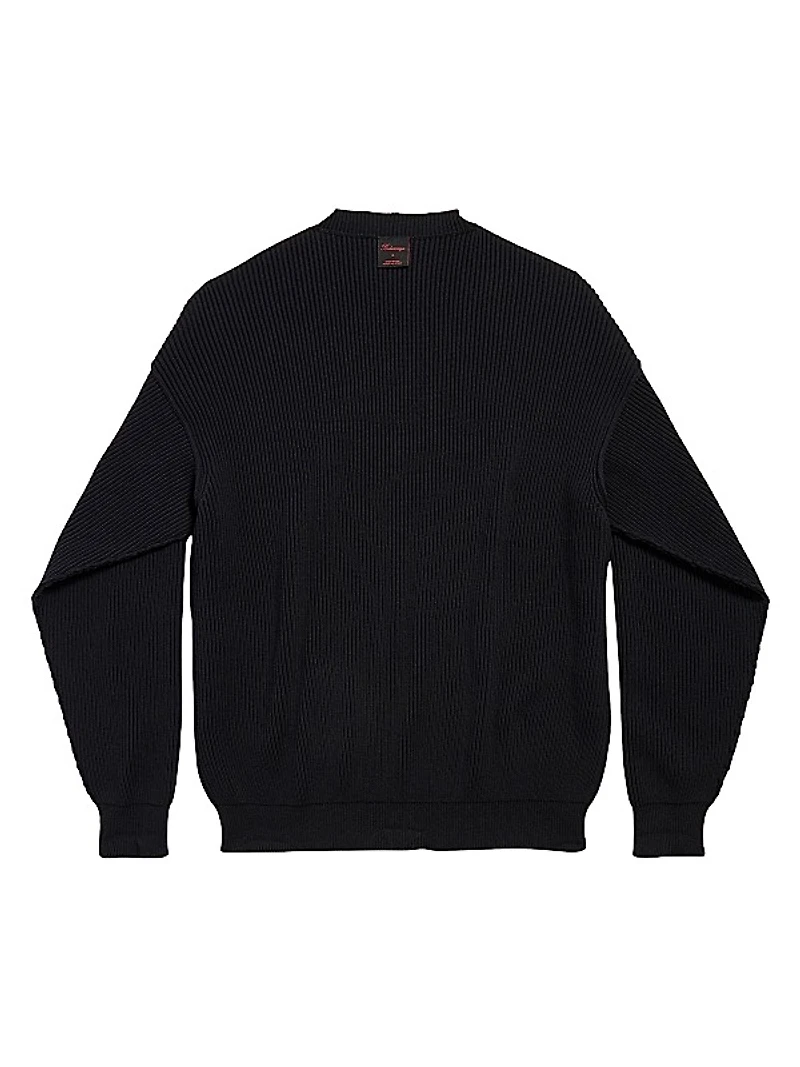 Stretched Crewneck Sweater