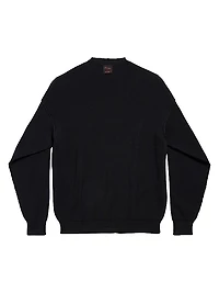 Stretched Crewneck Sweater