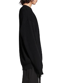 Stretched Crewneck Sweater