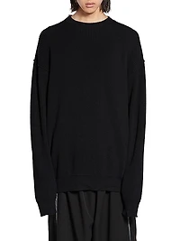 Stretched Crewneck Sweater