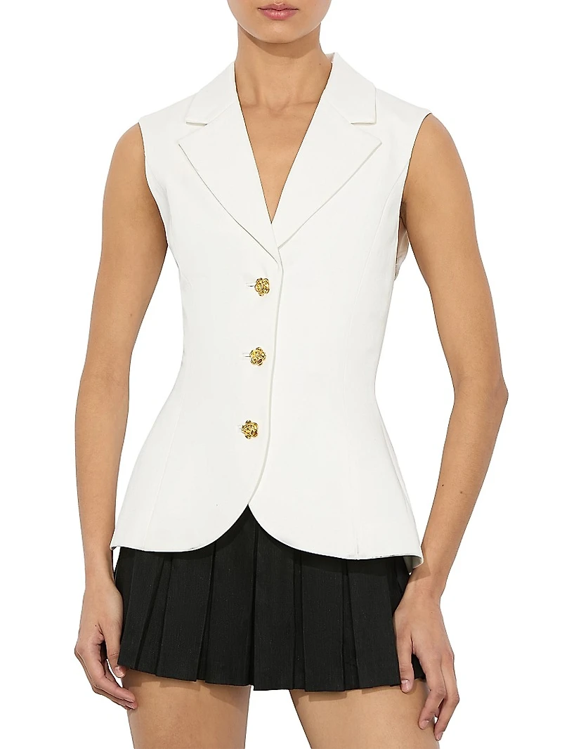 Sammie Sculpted Blazer Vest