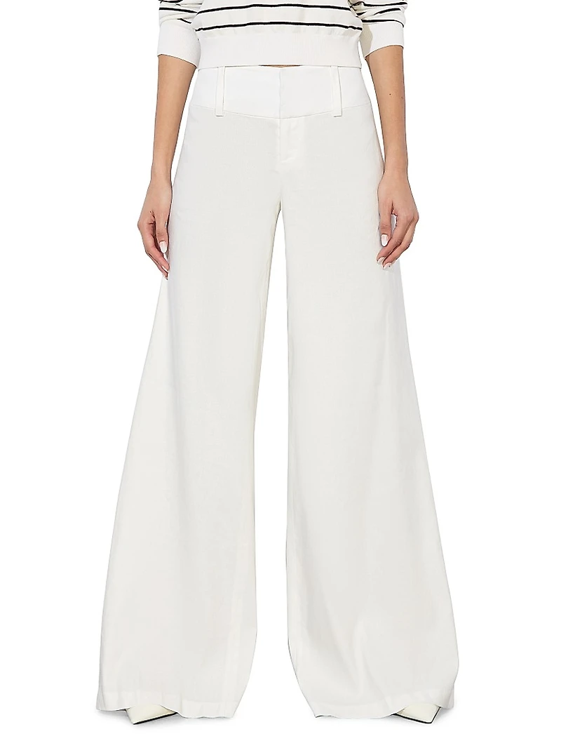 Olivia Low-Rise Flare Pants