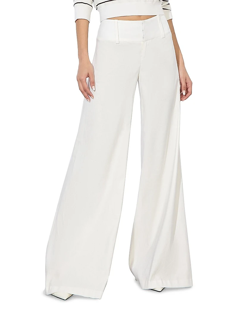 Olivia Low-Rise Flare Pants