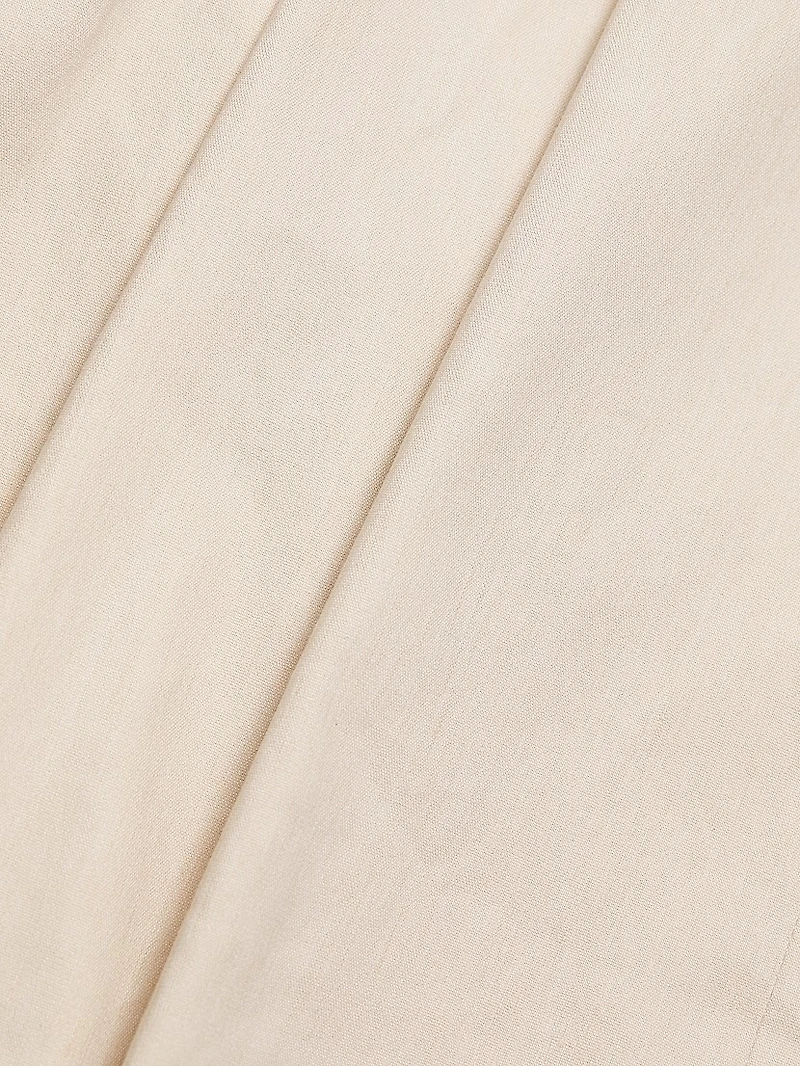 Simon Linen-Blend Wide Leg Pants