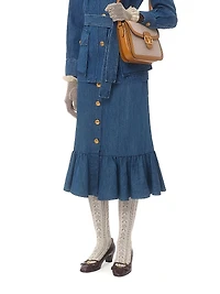 Lightweight Denim Skirt