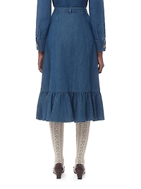 Lightweight Denim Skirt