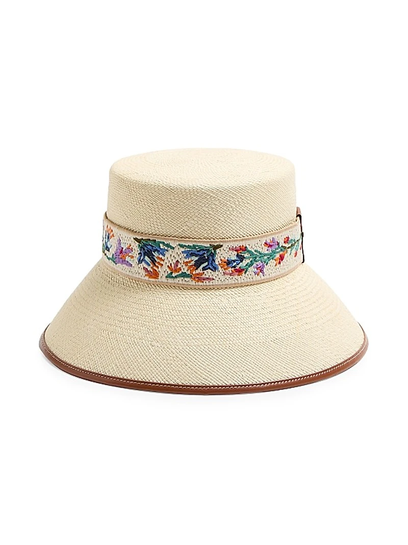 Antibes Straw Bucket Hat