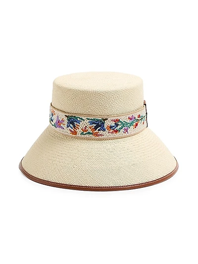 Antibes Straw Bucket Hat