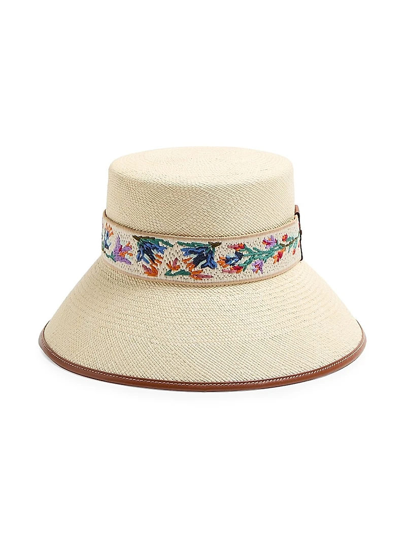 Antibes Straw Bucket Hat