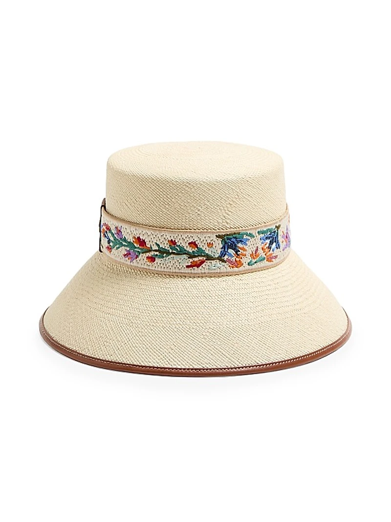 Antibes Straw Bucket Hat