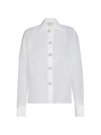 Laura Embellished Organza Blouse
