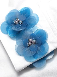 Movement Julia Organza Cotton Cropped Blouse