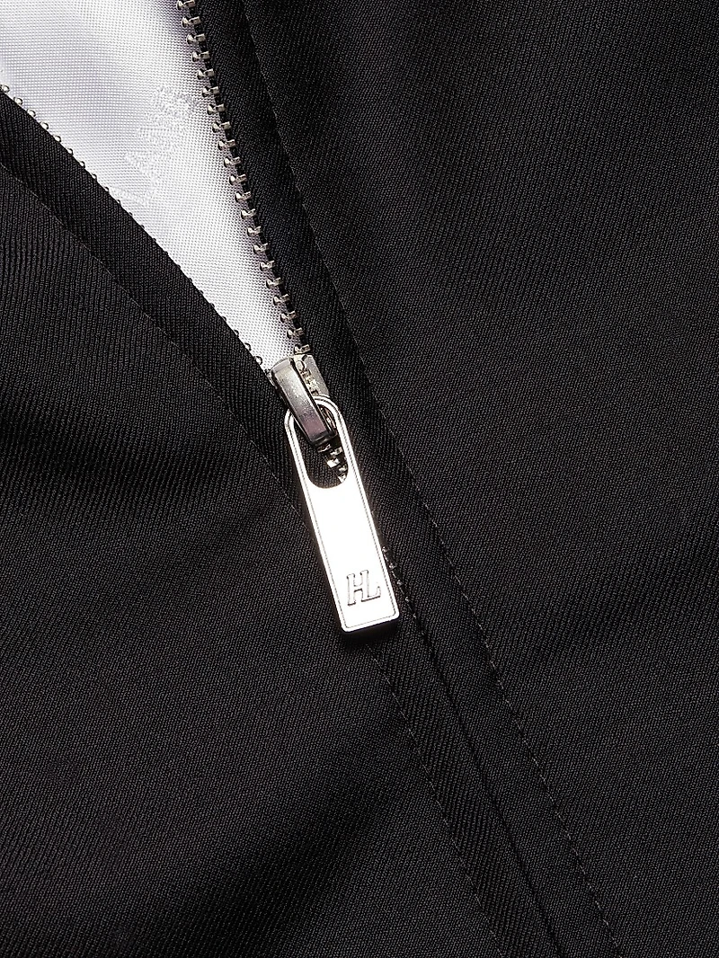 Wool Zip-Front Blazer Vest