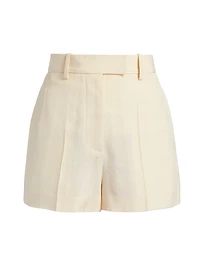 Tailored Flared Shorts