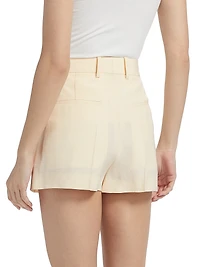 Tailored Flared Shorts