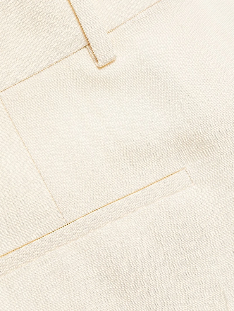 Tailored Flared Shorts
