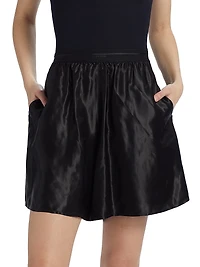 Natura Wool Pleated Skort