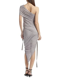 Protection Asymmetric Ruched Top