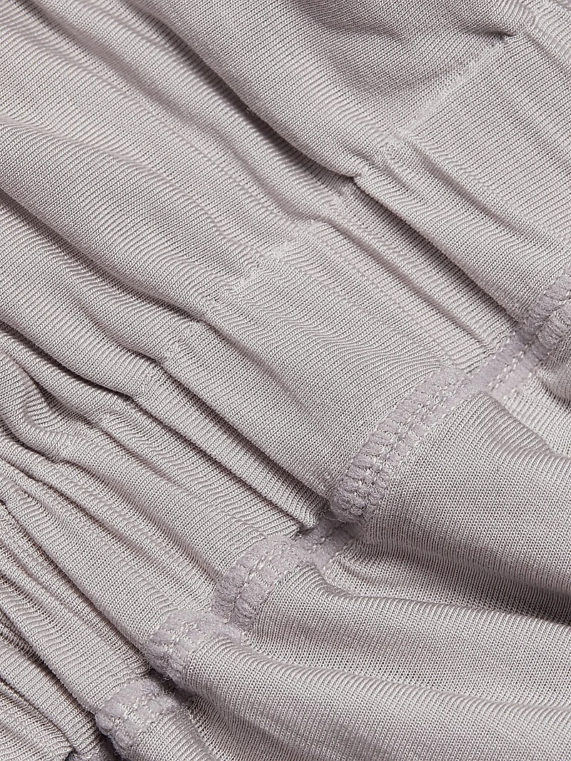 Protection Asymmetric Ruched Top