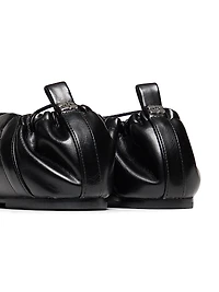 Lace-Up Ballerina Flats