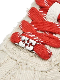 08 Canvas Raw Edge Sneakers