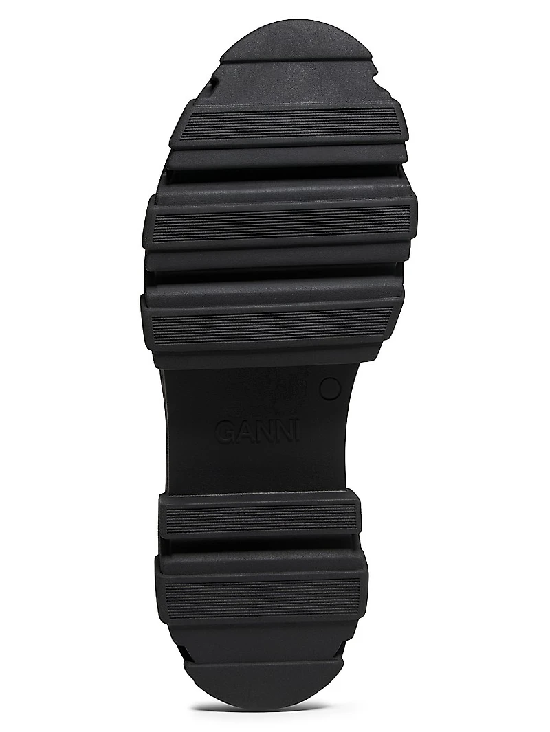 Logo Leather Chelsea Boots