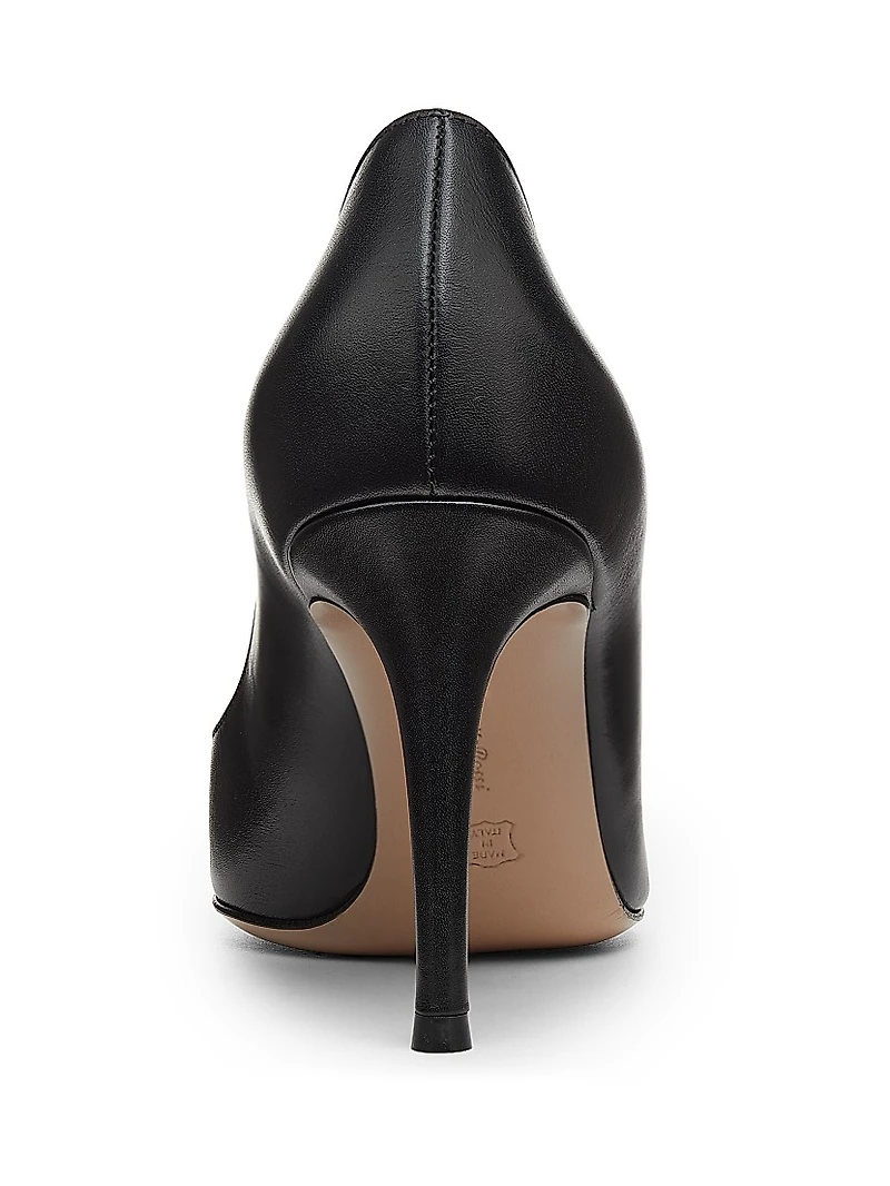 85MM Leather Stiletto Heel Pumps