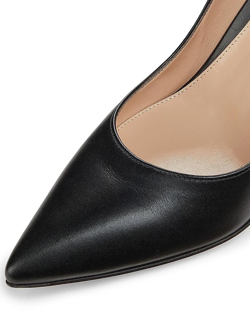 85MM Leather Stiletto Heel Pumps