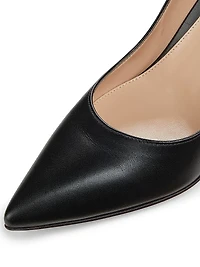 85MM Leather Stiletto Heel Pumps
