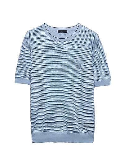 Silk and Cotton Crewneck Sweater